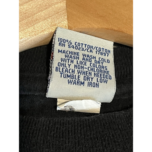 Old Navy Boys Shirt Size Medium Black Blue Stripe - Picture 7 of 8